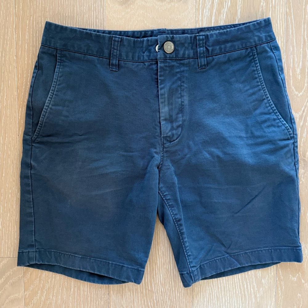 Bonobos Blue Slim 7 Inch Shorts